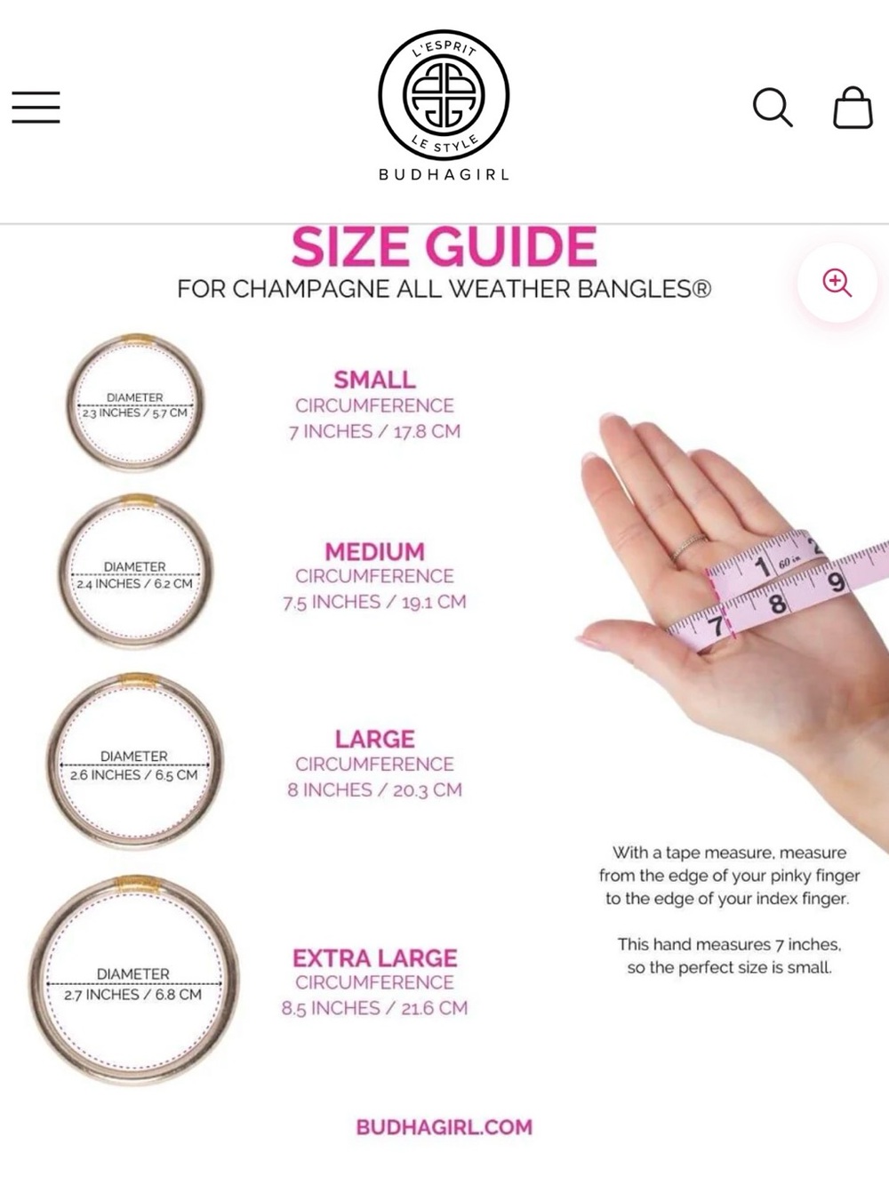 BuDhaGirl Stacked Metallic Bangle Bracelet -champagne with Gold Accents - Picture 6 of 7
